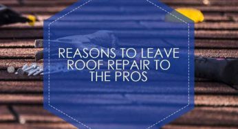 Reasons to Leave Roof Repair to the Pros
